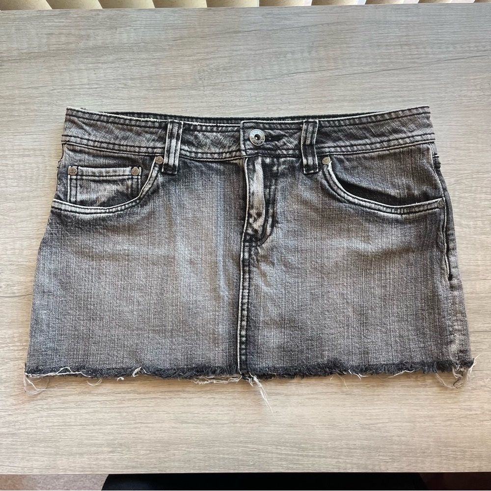 Jean Mini Skirt - EUC